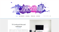 Desktop Screenshot of kosmonautin.net